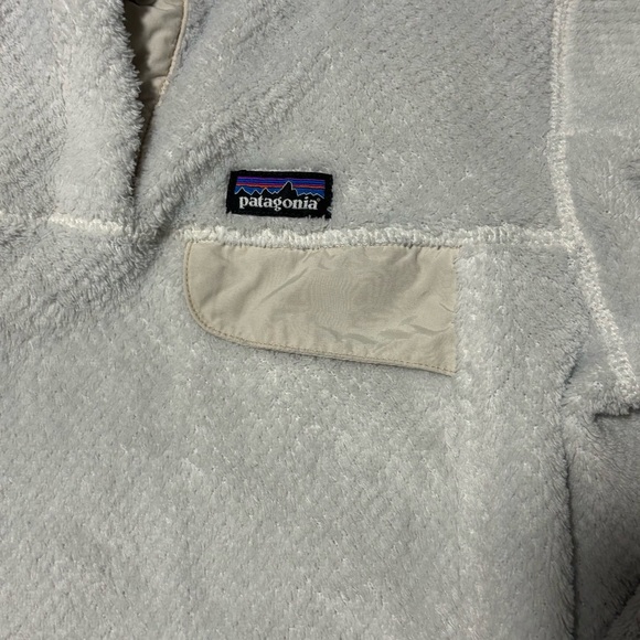 Patagonia youth fleece polartec Sweater pullover size 10 child snap up coat - Picture 4 of 8